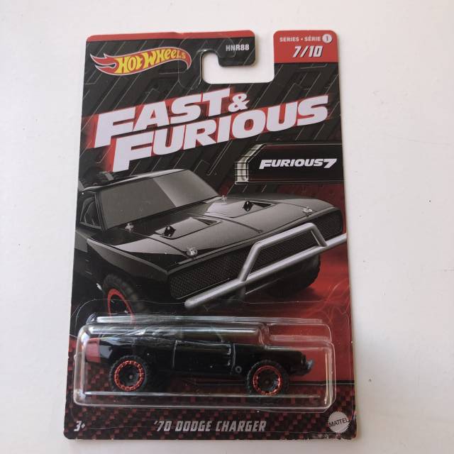 HW 70 Dodge Charger Fast Furious No 7