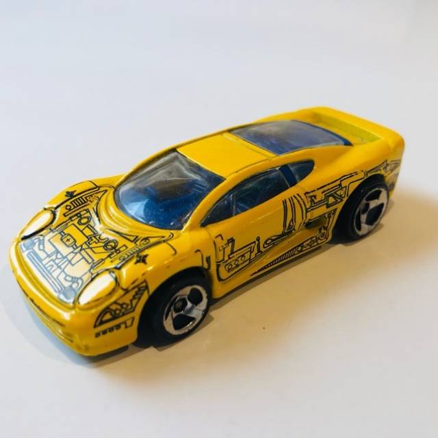 HL Jaguar XJ 220 Yellow 1992 Malaysia