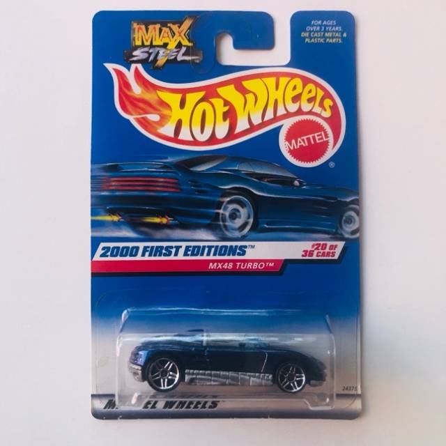 HW MX48 Turbo Blue 2000 First Editions No 80