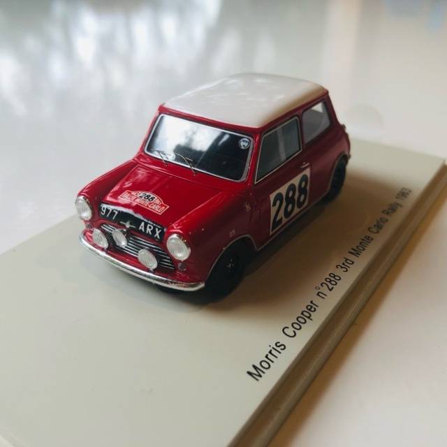 SPARK Morris Cooper no 288 Monte Carlo Rally...