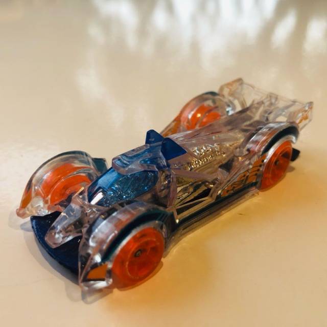 HF Hi- Tech Missile Clear with Orange wheels...