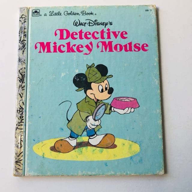 Golden Book Detective Mickey Mouse