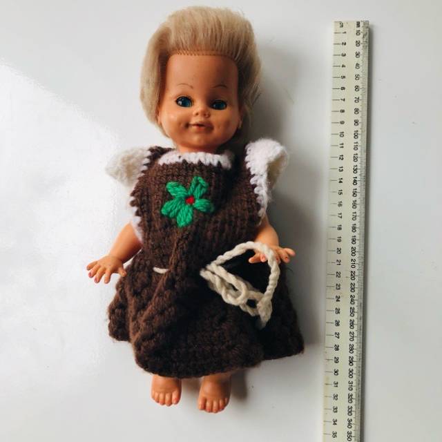 Vintage Bella Doll Made In France- rooted ha...