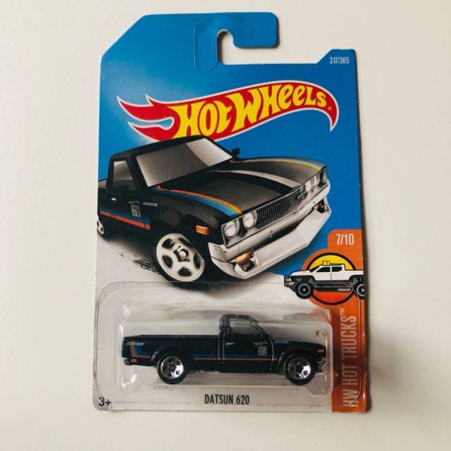 HW Datsun 620 Black HW Hot Trucks No 317