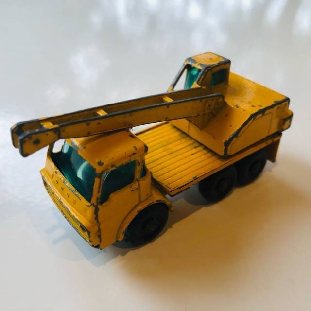 MB Lesney Crane Truck Yellow No 63