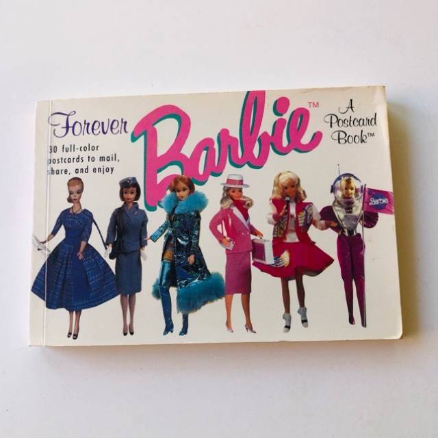 BARBIE FOREVER A POSTCARD BOOK- 30 FULL COLO...