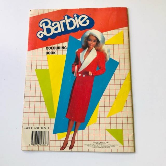 Barbie Colouring Book 1986
