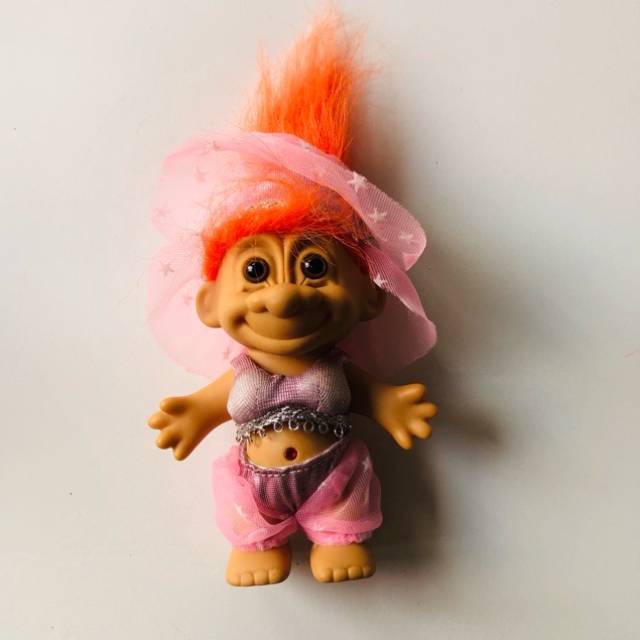 Vintage Russ Genie Harem Troll Doll Belly Da...