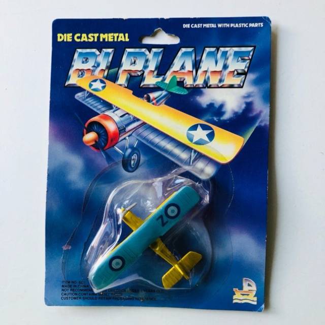 80S VINTAGE BIPLANE ROYAL AIRCRAFT FACTORY S...