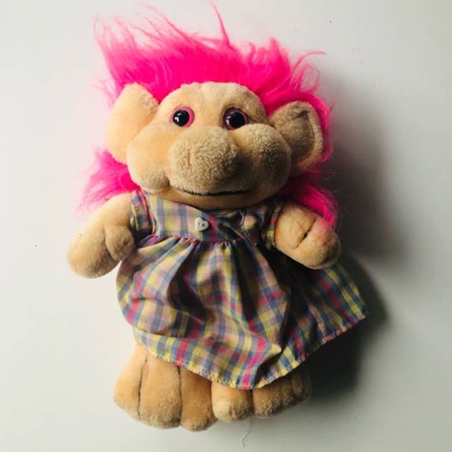 Troll - pink Hair -Lemonwood Asia 1980s ( PAM)