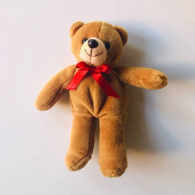 Teddy Bear Brown - Beans in body 18cm height