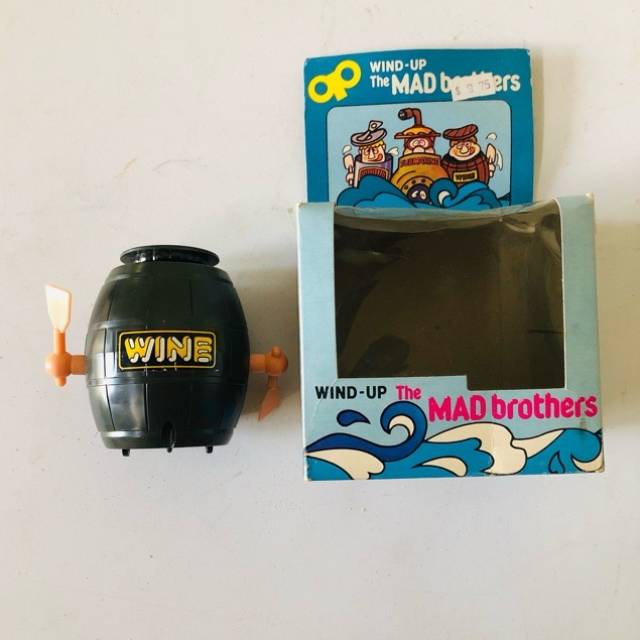 Mad Brothers Wind- Up Toy - Mr. Wine 1970s H...