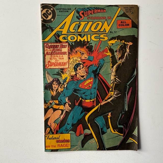 Superman Starring in ACTION COMICS No 12 (PAM)