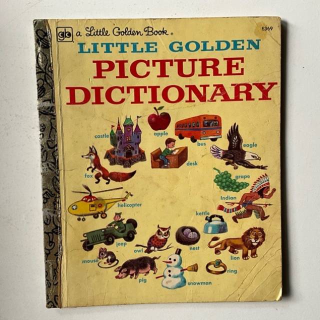 Golden Book Picture Dictionary E369- 1978