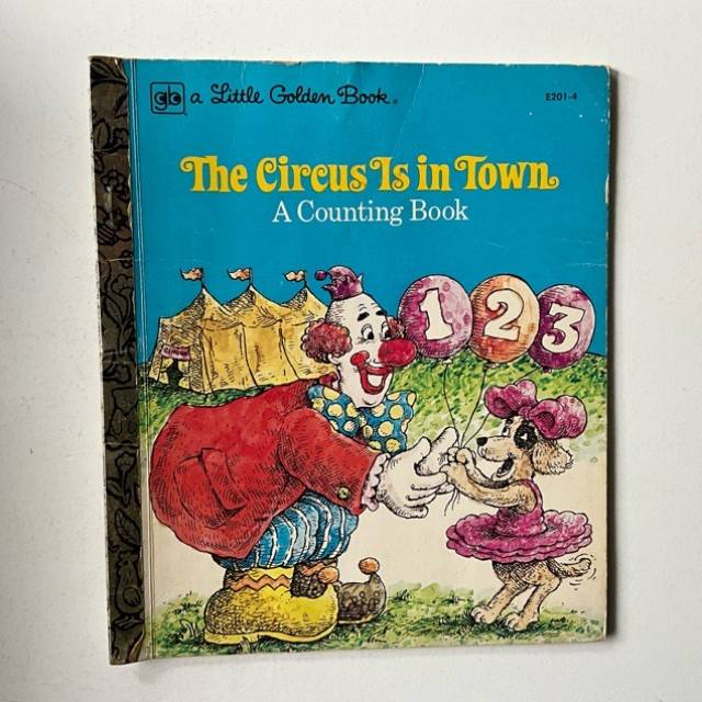Golden Book - The Circus Is In Town E201-4 1...