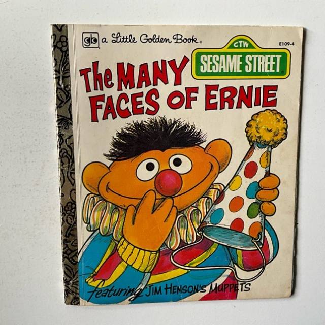 Golden Book - The Many Faces of Ernie E109-4...