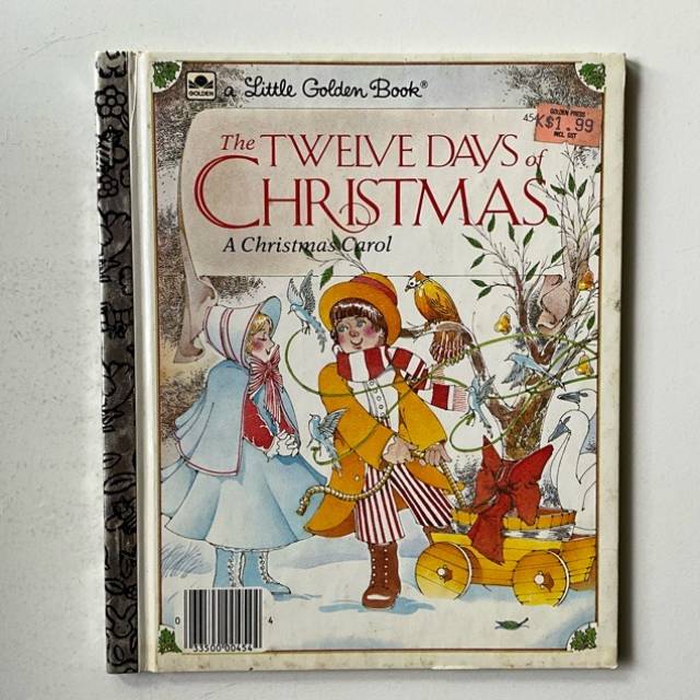 Golden Book - The TWELVE DAYS of CHRISTMAS 4...