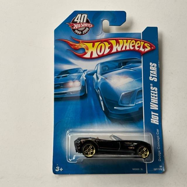 HW Dodge Concept Car Black HOT WHEELS STARS...