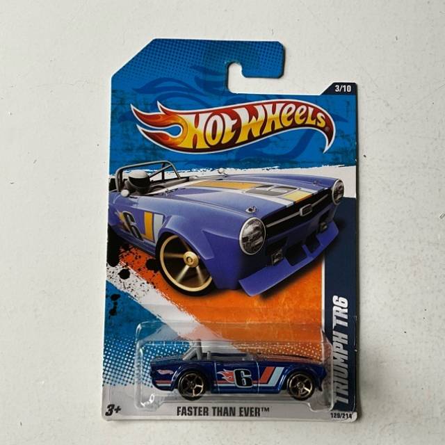 HW Triumph TR6 Blue (6) FASTER THAN EVER No...