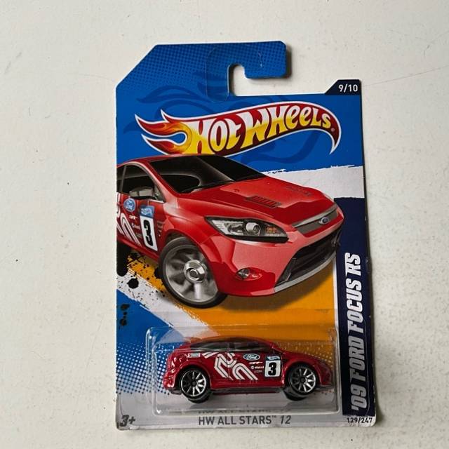 HW ‘09 Ford Focus RS RED HW ALL STARS 12 N...