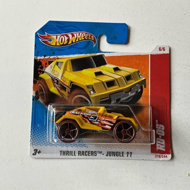 HW RD-05 Yellow (3) THRILL RACERS - JUNGLE 1...