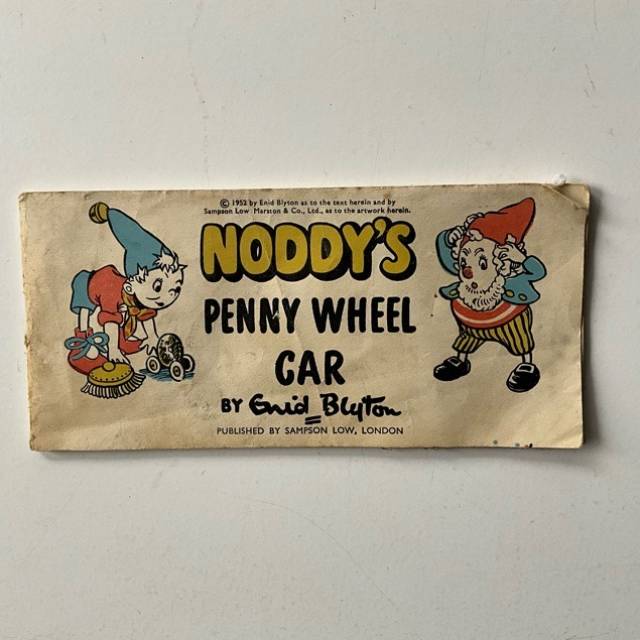 NODDY’s PENNY WHEEL CAR Enid Blyton 1952 C...