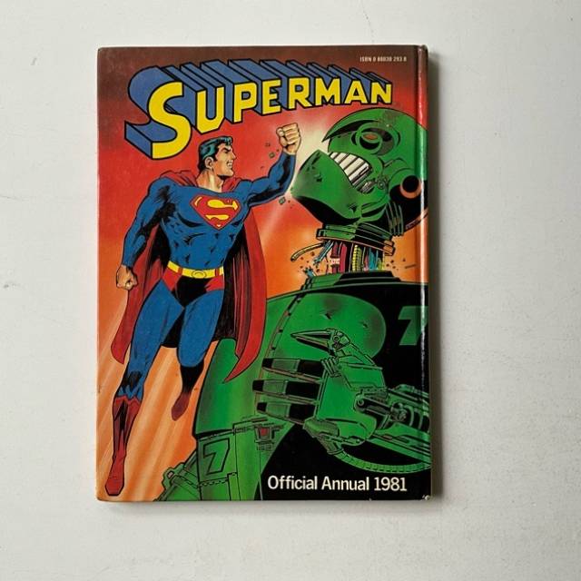 SUPERMAN Official Annual 1981 COMIC