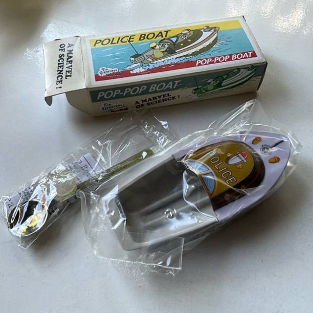 Tin Treasures - POLICE BOAT (Replica) (PAM)