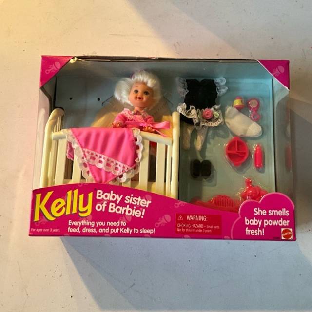 Bedtime Kelly Baby Sister of Barbie Doll 199...