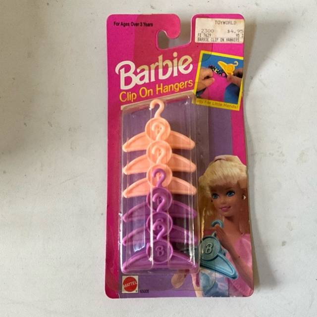 Barbie Clip On Hangers 1994 No 65008 (PAM)