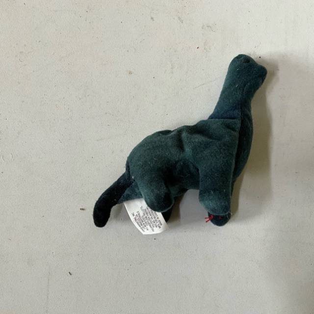 McDonalds black Dinosaur Ty Teenie Beanie Ba...