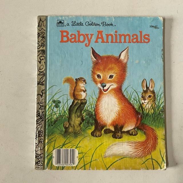 GOLDEN BOOK - Baby Animals 304-57 1956