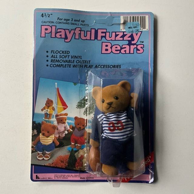 Playful Fuzzy Bears Rugby Bear (33) PAM