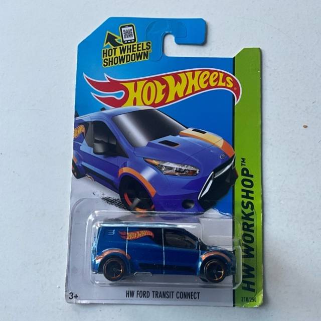 HW FORD TRANSIT CONNECT Blue HW WORKSHOP No...