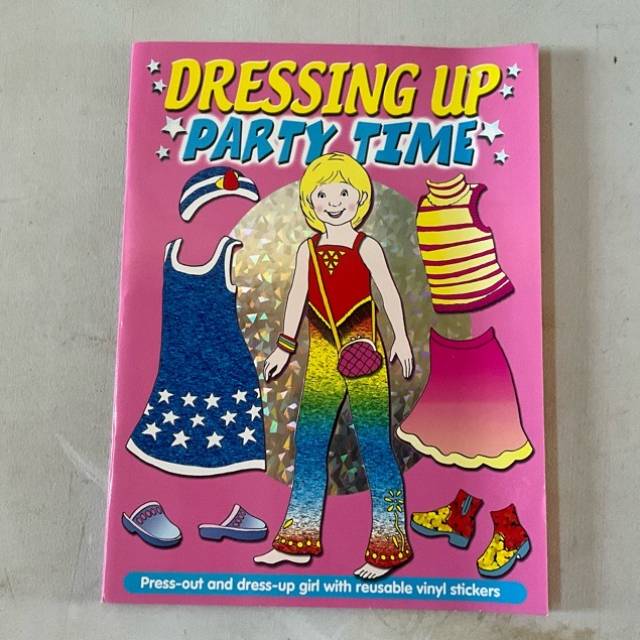 DRESSING UP - PARTY TIME - Paper Dolls 2001