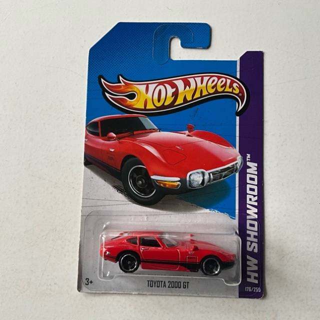 HW TOYOTA 2000 GT RED HW SHOWROOM No 176