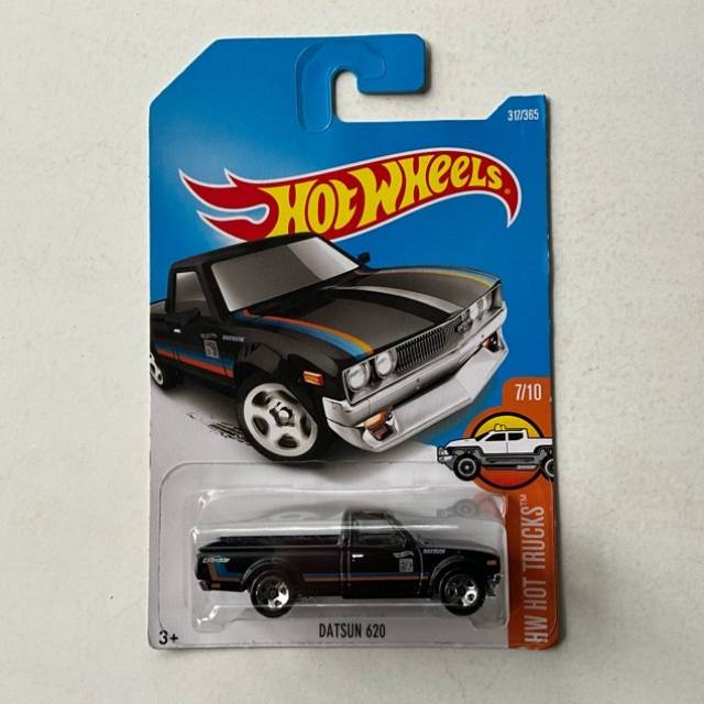 HW DATSUN 620 Black HW HOT TRUCKS No 317