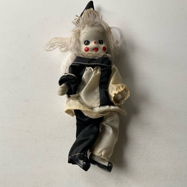 Porcelain (25cm Height) Circus Clown Cute Sm...