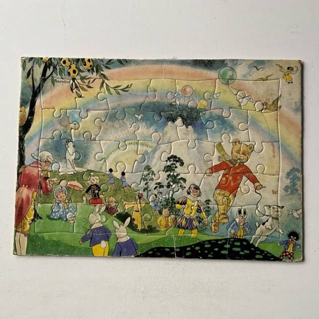 Rupert the Bear Puzzle 1971 HUDSON- (PAM)