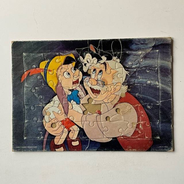Disney Pinocchio Puzzle HOLDSON 1970’s (PAM)