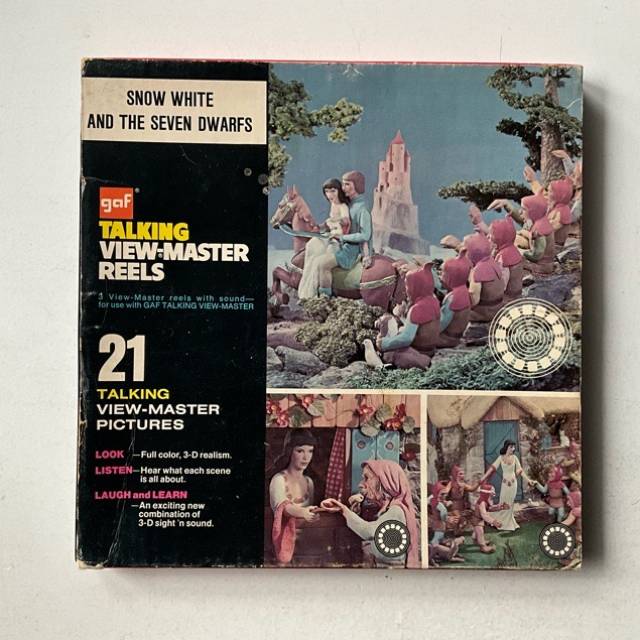 Snow White Seven Dwarfs View Master Reel Set...