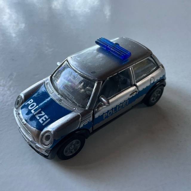 SIKU MINI COOPER Police Silver