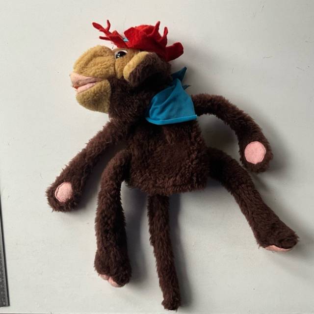 Rabbity Bob (Monkey) Hand Puppet - Made in N...