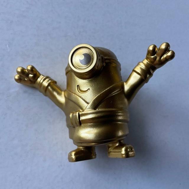 Mcdonald’s - Minions Toy Gold Golden Minio...