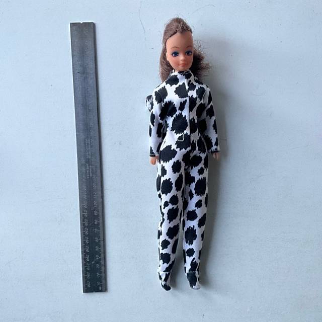 Totsy Doll (Barbie Clone) with black and whi...