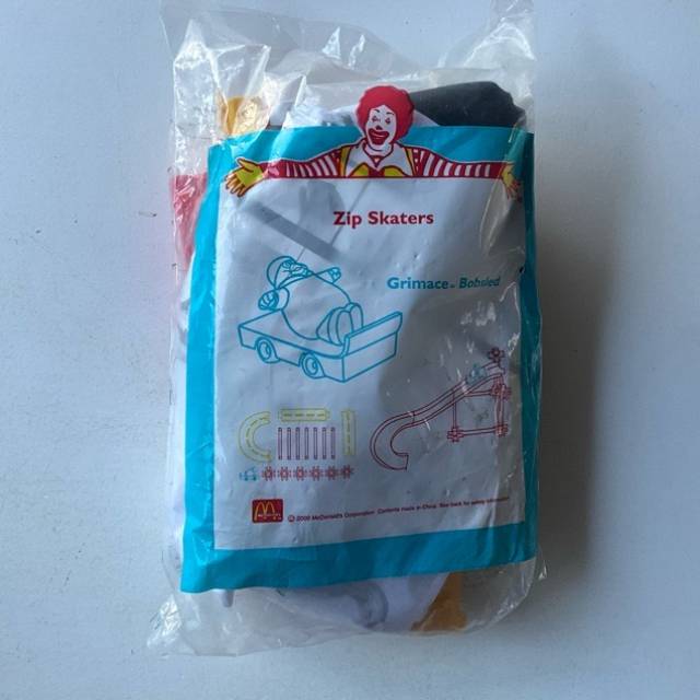 McDonald’s Zip Skaters (Grimace - Bobsled)...