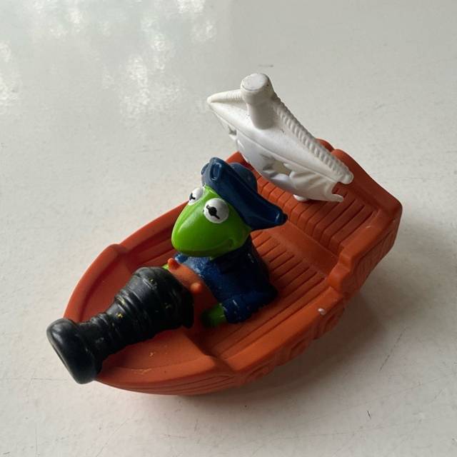 McDonald’s Kermit Boat Bath Toy 1995 (Sesa...