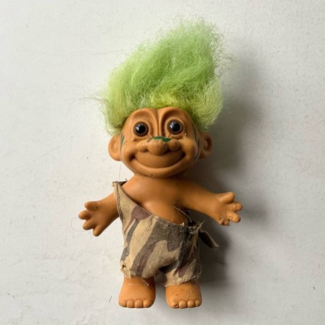 Troll RUSS Army with Green Hair (15cm Height)