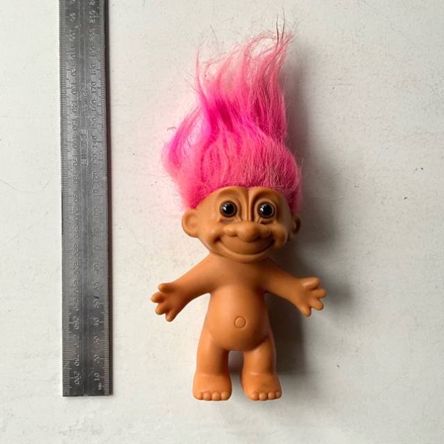 Troll RUSS Pink Hair - Naked (15cm Height)