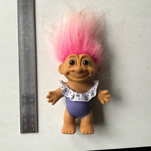 Troll RUSS -Pink Hair Blue White Bathing (13...